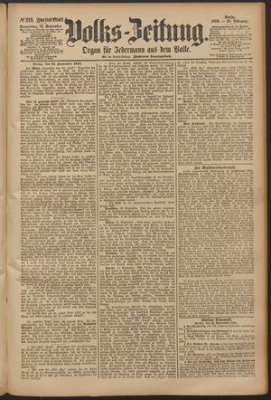 Volks-Zeitung vom 13.09.1883