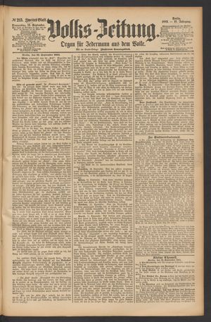 Volks-Zeitung vom 13.09.1883