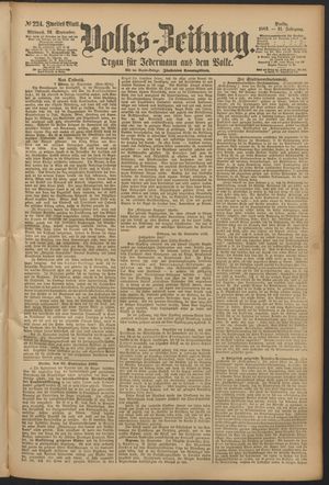Volks-Zeitung vom 26.09.1883