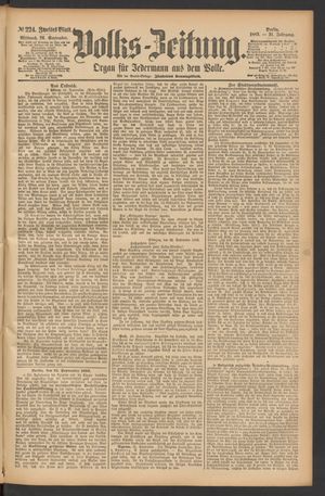 Volks-Zeitung vom 26.09.1883