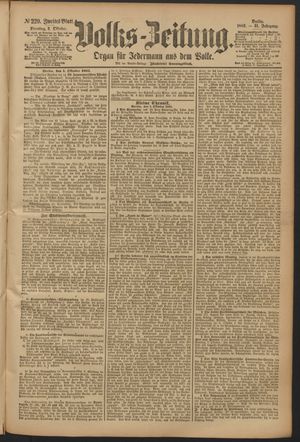Volks-Zeitung vom 02.10.1883