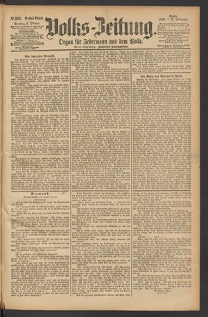 Volks-Zeitung vom 02.10.1883
