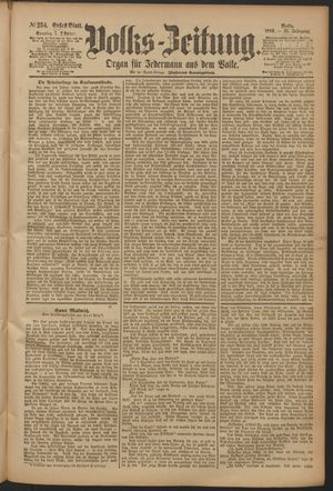 Volks-Zeitung vom 07.10.1883