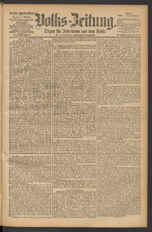 Volks-Zeitung vom 07.10.1883