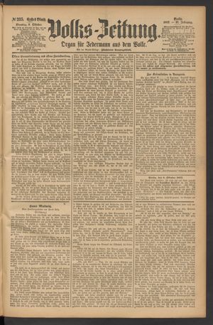Volks-Zeitung vom 09.10.1883