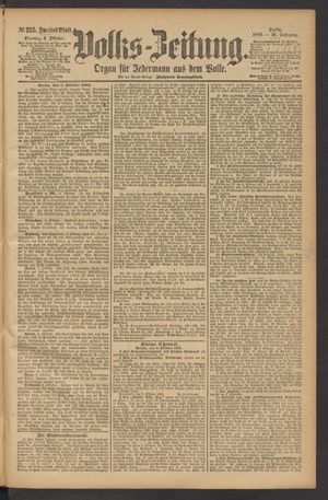 Volks-Zeitung vom 09.10.1883