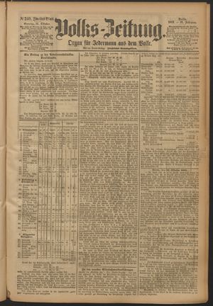 Volks-Zeitung vom 14.10.1883