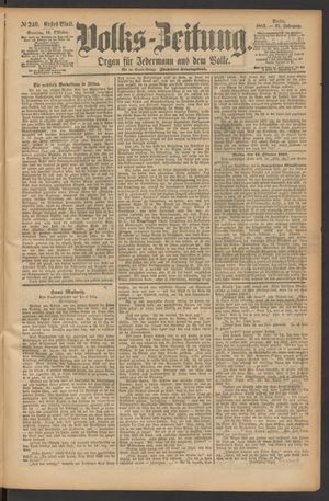Volks-Zeitung vom 14.10.1883