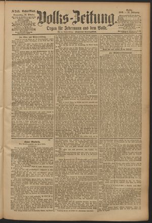 Volks-Zeitung vom 18.10.1883