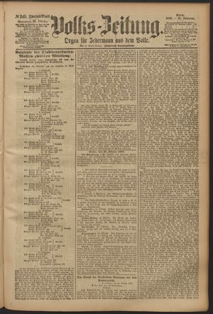 Volks-Zeitung vom 20.10.1883