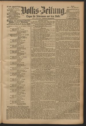 Volks-Zeitung vom 21.10.1883