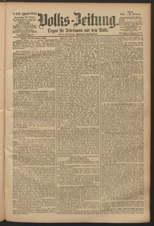 Volks-Zeitung vom 25.10.1883