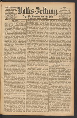 Volks-Zeitung vom 31.10.1883