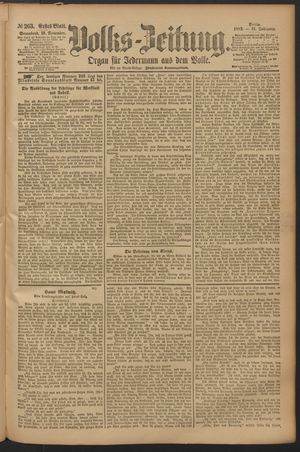 Volks-Zeitung on Nov 10, 1883