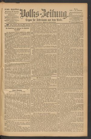 Volks-Zeitung on Nov 10, 1883