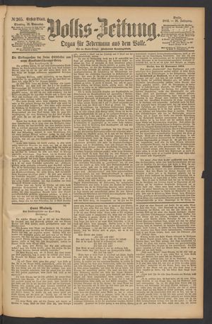 Volks-Zeitung vom 13.11.1883