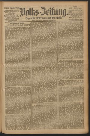 Volks-Zeitung vom 29.11.1883