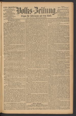 Volks-Zeitung vom 30.11.1883
