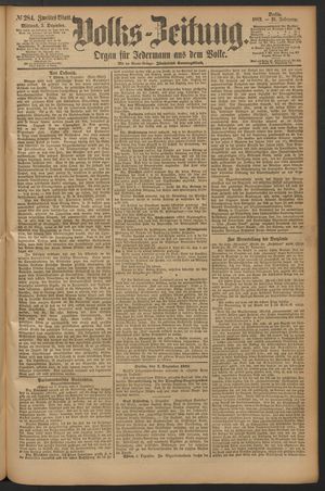Volks-Zeitung on Dec 5, 1883