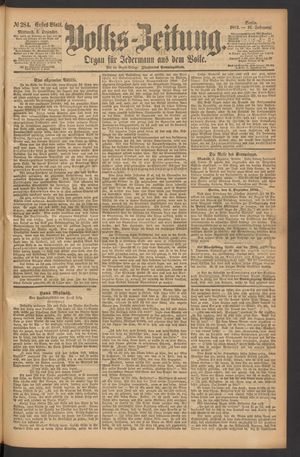 Volks-Zeitung on Dec 5, 1883