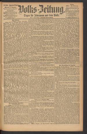 Volks-Zeitung on Dec 5, 1883