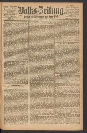 Volks-Zeitung vom 06.12.1883