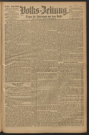 Volks-Zeitung vom 09.12.1883