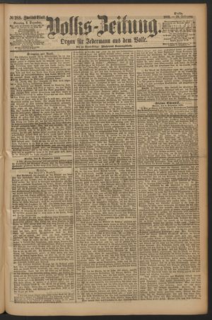 Volks-Zeitung vom 09.12.1883