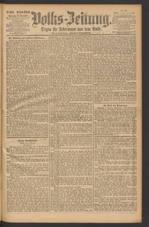 Volks-Zeitung vom 09.12.1883