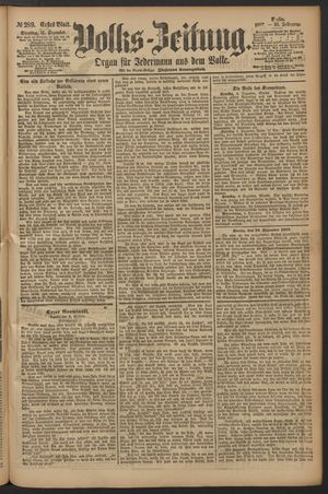 Volks-Zeitung vom 11.12.1883