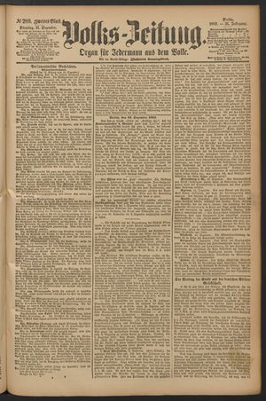 Volks-Zeitung vom 11.12.1883