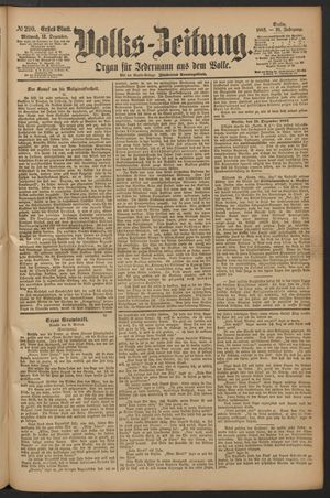 Volks-Zeitung vom 12.12.1883