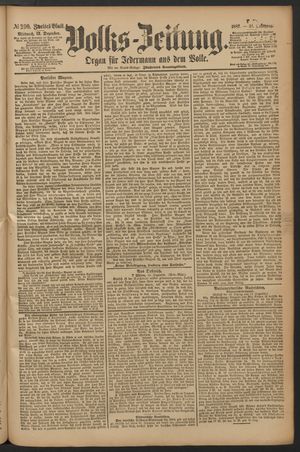Volks-Zeitung vom 12.12.1883