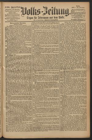 Volks-Zeitung vom 13.12.1883