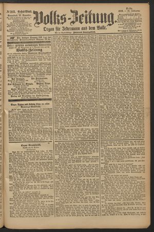 Volks-Zeitung vom 15.12.1883