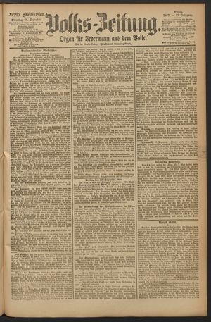 Volks-Zeitung vom 18.12.1883