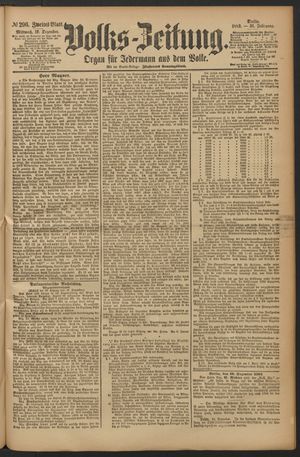 Volks-Zeitung vom 19.12.1883