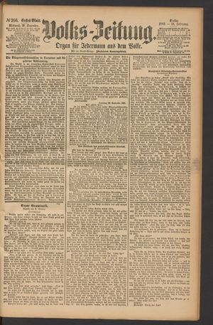 Volks-Zeitung vom 19.12.1883