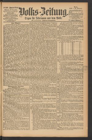 Volks-Zeitung vom 19.12.1883