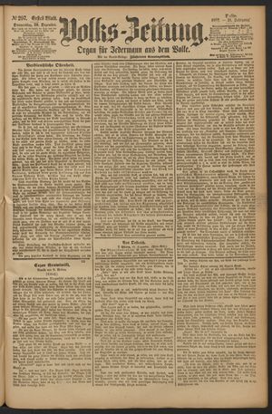 Volks-Zeitung vom 20.12.1883