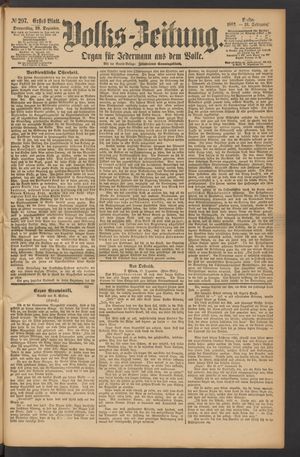 Volks-Zeitung vom 20.12.1883