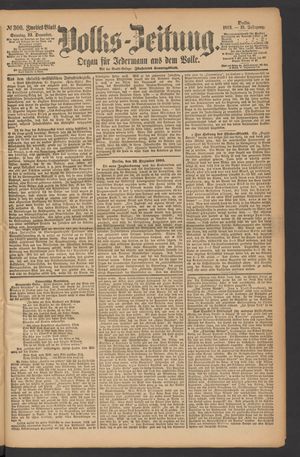 Volks-Zeitung vom 23.12.1883