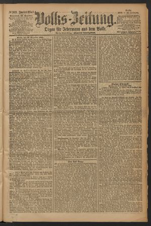 Volks-Zeitung vom 29.12.1883