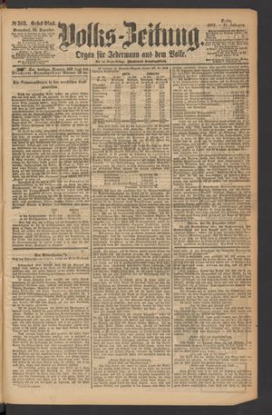 Volks-Zeitung vom 29.12.1883