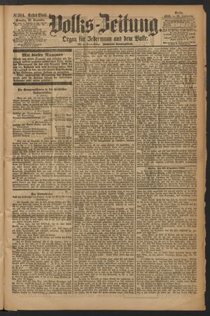 Volks-Zeitung vom 30.12.1883