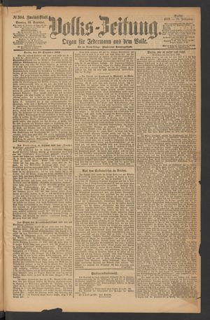 Volks-Zeitung vom 30.12.1883