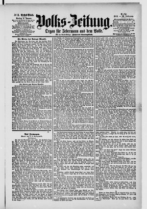 Volks-Zeitung on Jan 4, 1884