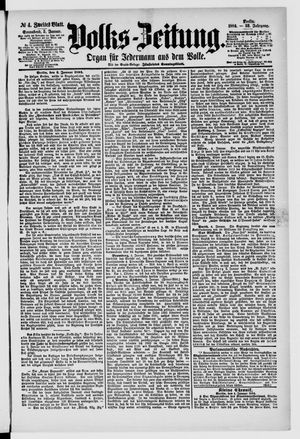 Volks-Zeitung on Jan 5, 1884
