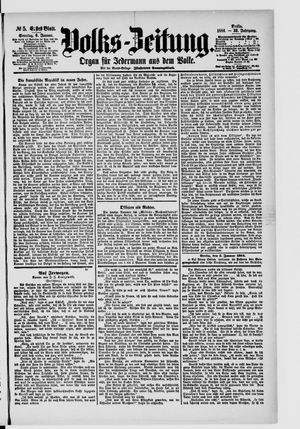 Volks-Zeitung on Jan 6, 1884