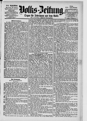 Volks-Zeitung vom 10.01.1884